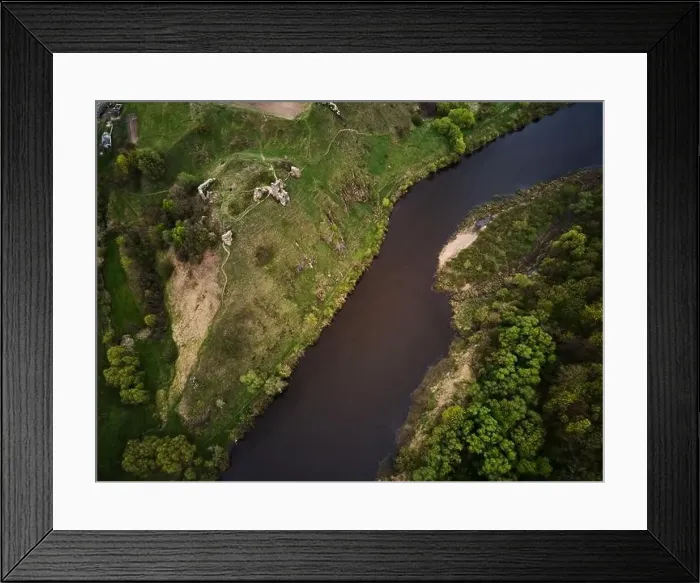 Framed Print : Aerial view of iver Sluch in Gubkiv, Rivne region, travel destinations in Ukraine Framed Print : Aerial view of iver Sluch in Gubkiv, Rivne region, travel destinations in Ukraine