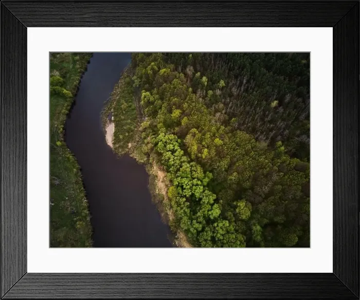 Framed Print : Aerial view of iver Sluch in Gubkiv, Rivne region, travel destinations in Ukraine Framed Print : Aerial view of iver Sluch in Gubkiv, Rivne region, travel destinations in Ukraine