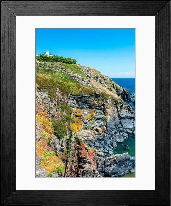 Framed Print : Lizard Lighthouse and Housel Bay Cliffs, Lizard, Helston, Cornwall, England Framed Print : Lizard Lighthouse and Housel Bay Cliffs, Lizard, Helston, Cornwall, England