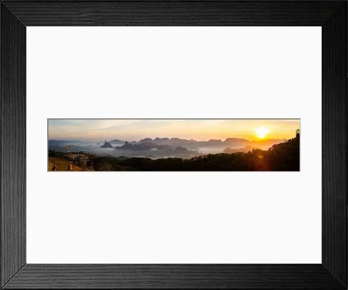 Framed Print : Rice terraces near Doi Tapang viewpoint in Chumphon, Thailand Framed Print : Rice terraces near Doi Tapang viewpoint in Chumphon, Thailand