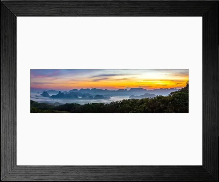 Framed Print : Rice terraces near Doi Tapang viewpoint in Chumphon, Thailand Framed Print : Rice terraces near Doi Tapang viewpoint in Chumphon, Thailand