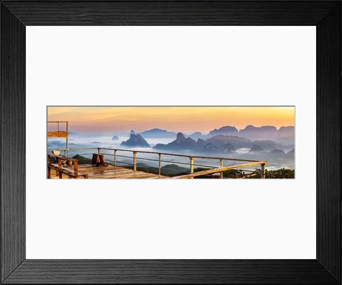 Framed Print : Rice terraces near Doi Tapang viewpoint in Chumphon, Thailand Framed Print : Rice terraces near Doi Tapang viewpoint in Chumphon, Thailand