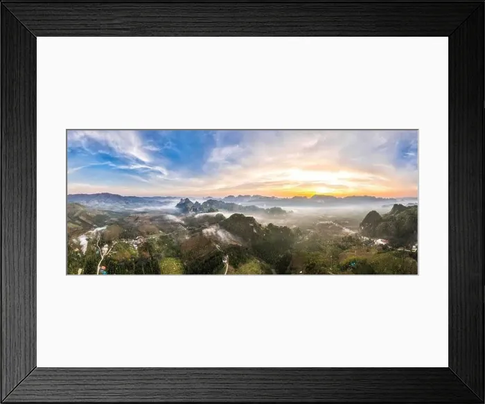Framed Print : Rice terraces near Doi Tapang viewpoint in Chumphon, Thailand Framed Print : Rice terraces near Doi Tapang viewpoint in Chumphon, Thailand
