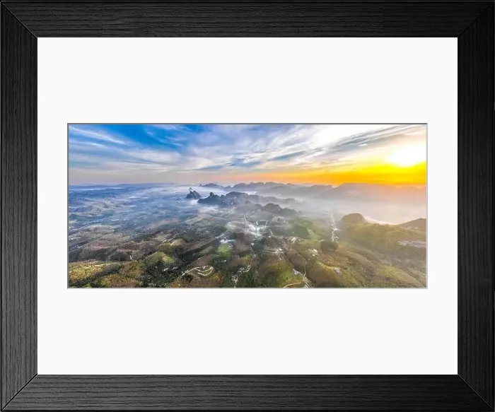 Framed Print : Rice terraces near Doi Tapang viewpoint in Chumphon, Thailand Framed Print : Rice terraces near Doi Tapang viewpoint in Chumphon, Thailand
