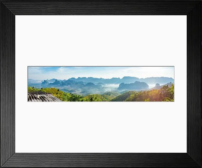 Framed Print : Rice terraces near Doi Tapang viewpoint in Chumphon, Thailand Framed Print : Rice terraces near Doi Tapang viewpoint in Chumphon, Thailand