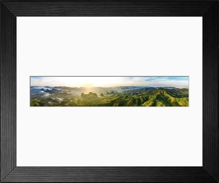Framed Print : Rice terraces near Doi Tapang viewpoint in Chumphon, Thailand Framed Print : Rice terraces near Doi Tapang viewpoint in Chumphon, Thailand