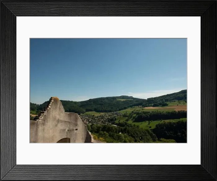 Framed Print : Neu-Homburg Castle from the air - Drone photography Framed Print : Neu-Homburg Castle from the air - Drone photography