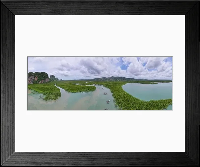 Framed Print : Aerial view drone shot of beautiful nature landscape forest in the sunny day Framed Print : Aerial view drone shot of beautiful nature landscape forest in the sunny day