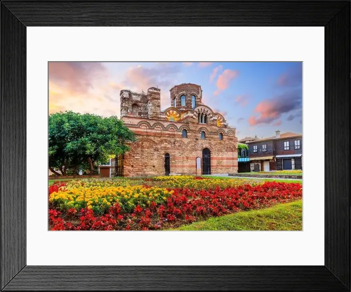 Framed Print : Nessebar (Nesebar), Bulgaria. The Ancient City of Nessebar, Church of Christ Pantokrator. Black Sea Coast, Burgas Framed Print : Nessebar (Nesebar), Bulgaria. The Ancient City of Nessebar, Church of Christ Pantokrator. Black Sea Coast, Burgas