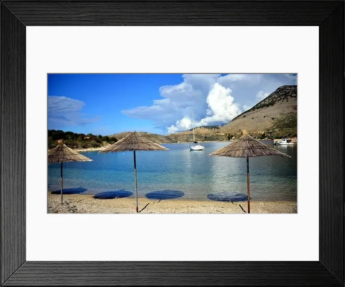 Framed Print : Crystal clear waters with sandy beaches and secluded bays Framed Print : Crystal clear waters with sandy beaches and secluded bays