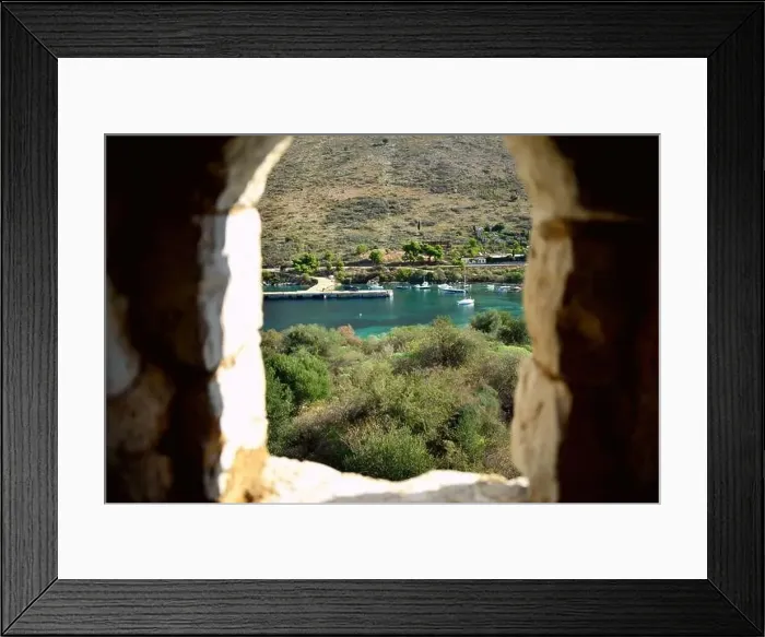 Framed Print : Crystal clear waters with sandy beaches and secluded bays Framed Print : Crystal clear waters with sandy beaches and secluded bays