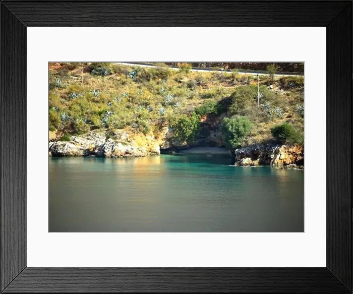 Framed Print : Crystal clear waters with sandy beaches and secluded bays Framed Print : Crystal clear waters with sandy beaches and secluded bays