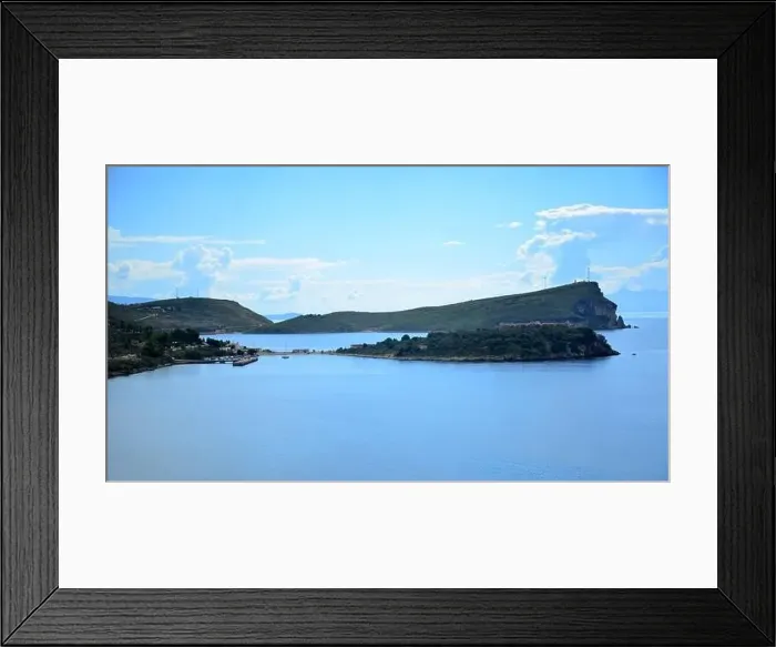 Framed Print : Crystal clear waters with sandy beaches and secluded bays Framed Print : Crystal clear waters with sandy beaches and secluded bays