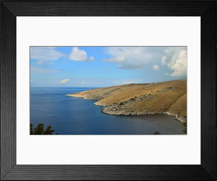 Framed Print : Crystal clear waters with sandy beaches and secluded bays Framed Print : Crystal clear waters with sandy beaches and secluded bays