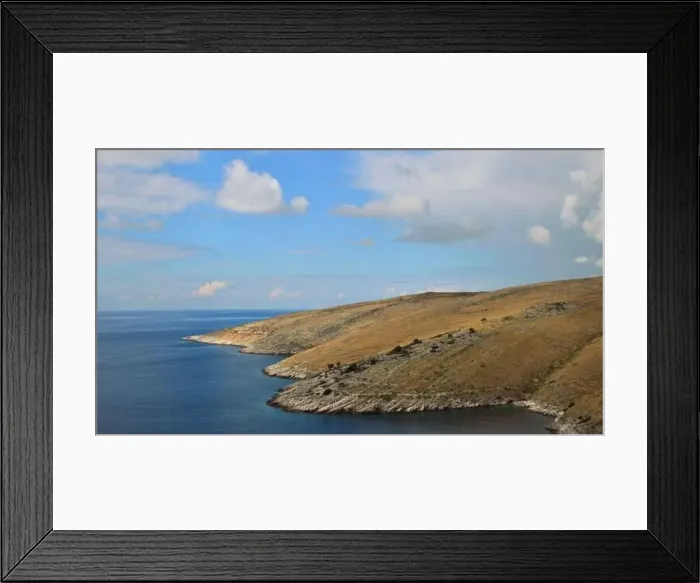 Framed Print : Crystal clear waters with sandy beaches and secluded bays Framed Print : Crystal clear waters with sandy beaches and secluded bays