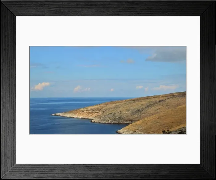 Framed Print : Crystal clear waters with sandy beaches and secluded bays Framed Print : Crystal clear waters with sandy beaches and secluded bays