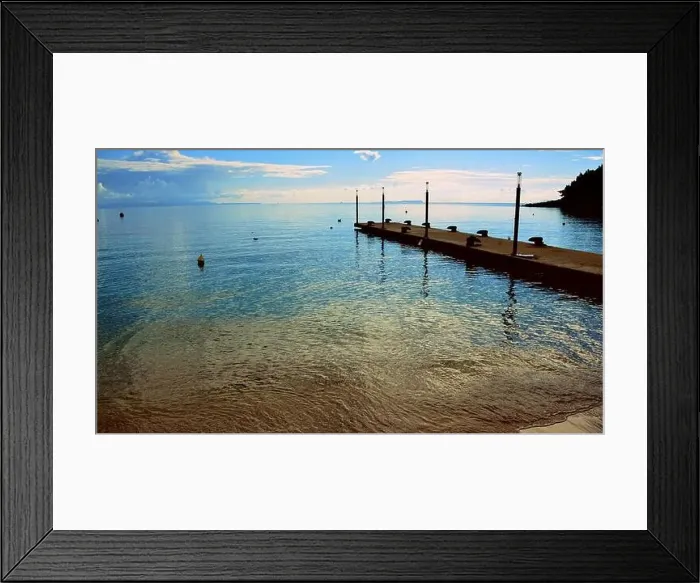 Framed Print : Crystal clear waters with sandy beaches and secluded bays Framed Print : Crystal clear waters with sandy beaches and secluded bays