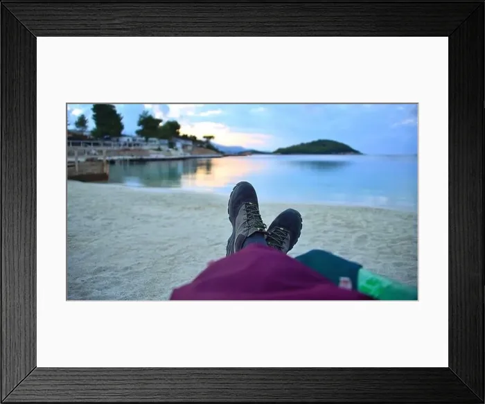 Framed Print : Crystal clear waters with sandy beaches and secluded bays Framed Print : Crystal clear waters with sandy beaches and secluded bays