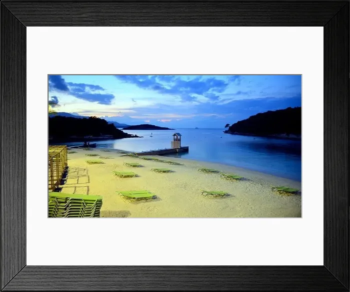 Framed Print : Crystal clear waters with sandy beaches and secluded bays Framed Print : Crystal clear waters with sandy beaches and secluded bays