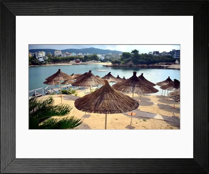 Framed Print : Crystal clear waters with sandy beaches and secluded bays Framed Print : Crystal clear waters with sandy beaches and secluded bays
