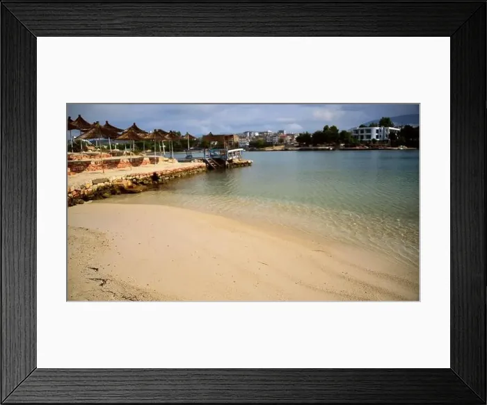 Framed Print : Crystal clear waters with sandy beaches and secluded bays Framed Print : Crystal clear waters with sandy beaches and secluded bays
