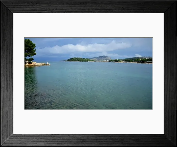 Framed Print : Crystal clear waters with sandy beaches and secluded bays Framed Print : Crystal clear waters with sandy beaches and secluded bays