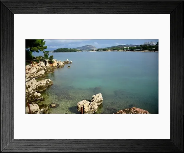 Framed Print : Crystal clear waters with sandy beaches and secluded bays Framed Print : Crystal clear waters with sandy beaches and secluded bays