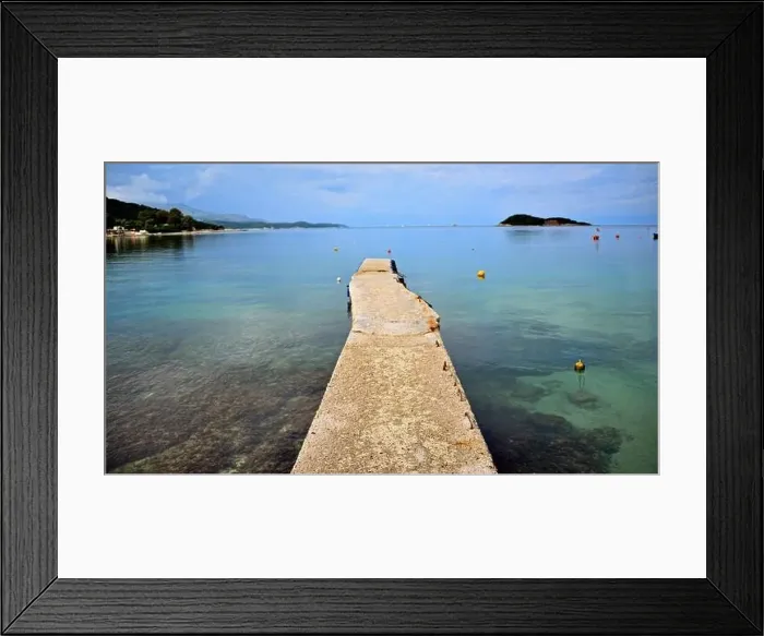 Framed Print : Crystal clear waters with sandy beaches and secluded bays Framed Print : Crystal clear waters with sandy beaches and secluded bays
