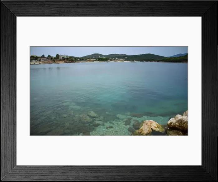Framed Print : Crystal clear waters with sandy beaches and secluded bays Framed Print : Crystal clear waters with sandy beaches and secluded bays
