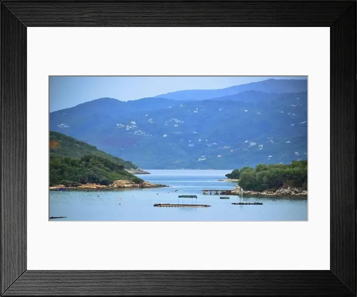 Framed Print : Crystal clear waters with sandy beaches and secluded bays Framed Print : Crystal clear waters with sandy beaches and secluded bays