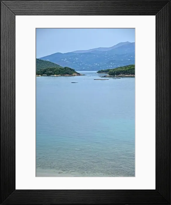 Framed Print : Crystal clear waters with sandy beaches and secluded bays Framed Print : Crystal clear waters with sandy beaches and secluded bays