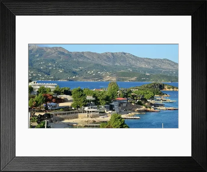 Framed Print : Crystal clear waters with sandy beaches and secluded bays Framed Print : Crystal clear waters with sandy beaches and secluded bays
