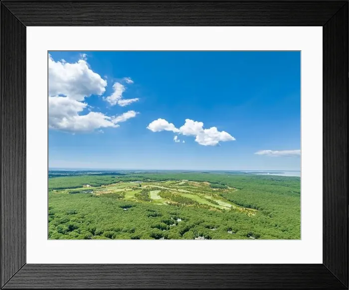 Framed Print : Aerial view of The Bridge Golf Club Framed Print : Aerial view of The Bridge Golf Club