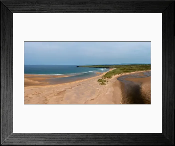 Framed Print : A panorama landscape view of Lacken Strand on the coast of North Mayo in Ireland Framed Print : A panorama landscape view of Lacken Strand on the coast of North Mayo in Ireland