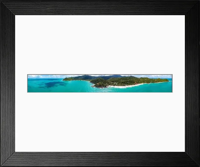 Framed Print : Aerial view of Thong Nai Pan Beach in Koh Phangan, Thailand Framed Print : Aerial view of Thong Nai Pan Beach in Koh Phangan, Thailand