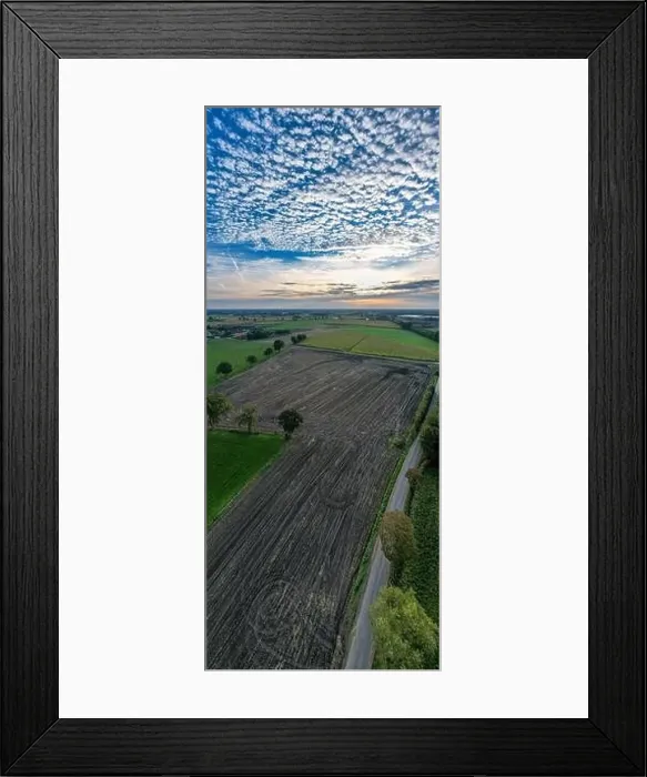 Framed Print : Canal Dessel Schoten panoramic aerial photo in Rijkevorsel Framed Print : Canal Dessel Schoten panoramic aerial photo in Rijkevorsel