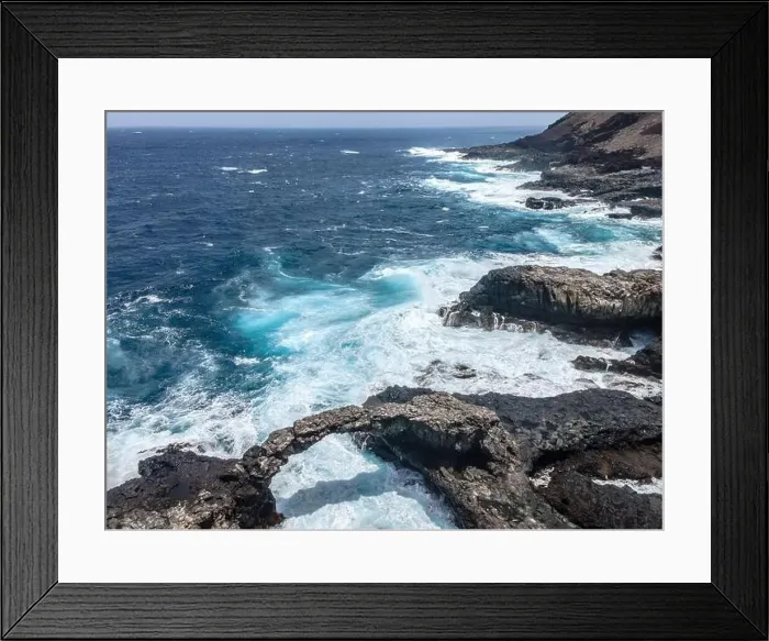 Framed Print : aerial drone flight over the beautiful canary island el hierro in spain in summer Framed Print : aerial drone flight over the beautiful canary island el hierro in spain in summer