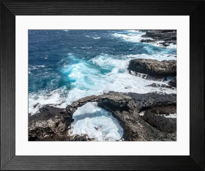 Framed Print : aerial drone flight over the beautiful canary island el hierro in spain in summer Framed Print : aerial drone flight over the beautiful canary island el hierro in spain in summer