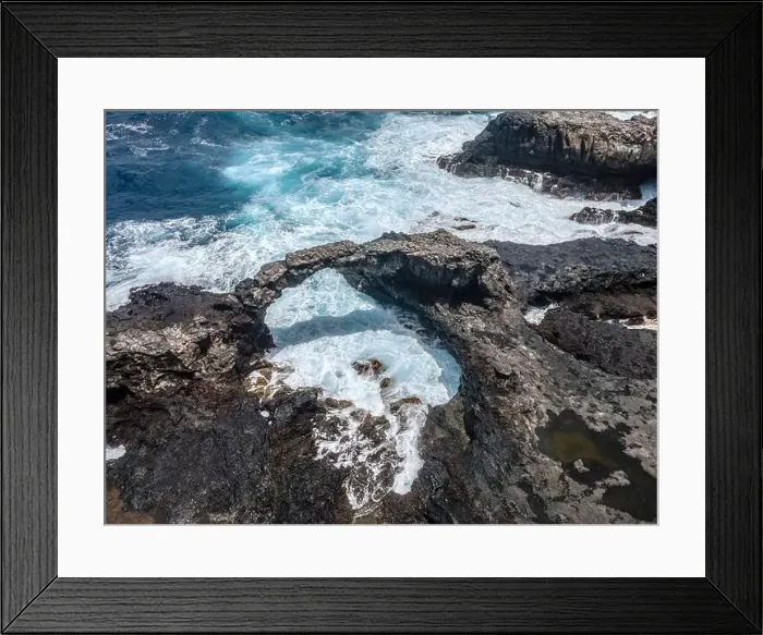 Framed Print : aerial drone flight over the beautiful canary island el hierro in spain in summer Framed Print : aerial drone flight over the beautiful canary island el hierro in spain in summer
