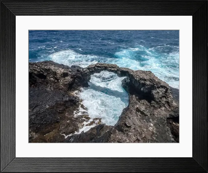 Framed Print : aerial drone flight over the beautiful canary island el hierro in spain in summer Framed Print : aerial drone flight over the beautiful canary island el hierro in spain in summer