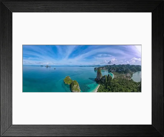 Framed Print : Railay beach Krabi Thailand, tropical beach of Railay Krabi Framed Print : Railay beach Krabi Thailand, tropical beach of Railay Krabi