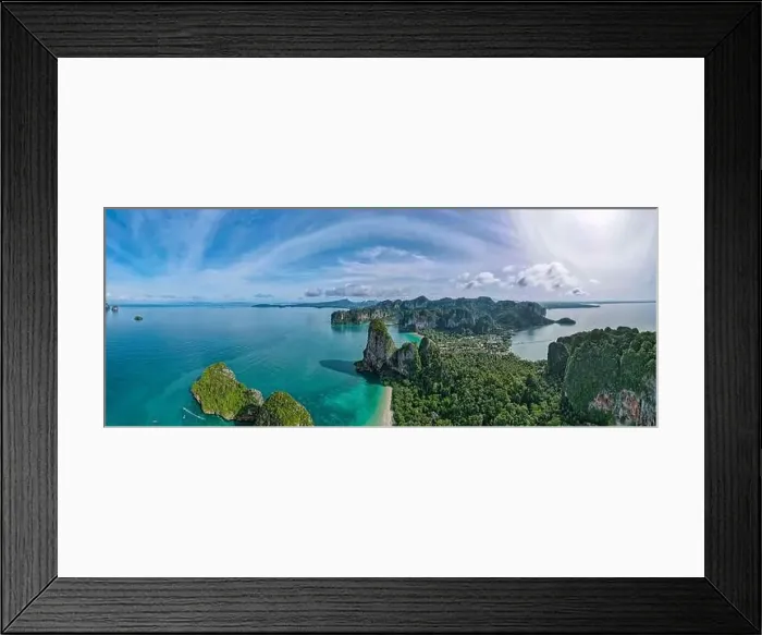 Framed Print : Railay beach Krabi Thailand, tropical beach of Railay Krabi Framed Print : Railay beach Krabi Thailand, tropical beach of Railay Krabi