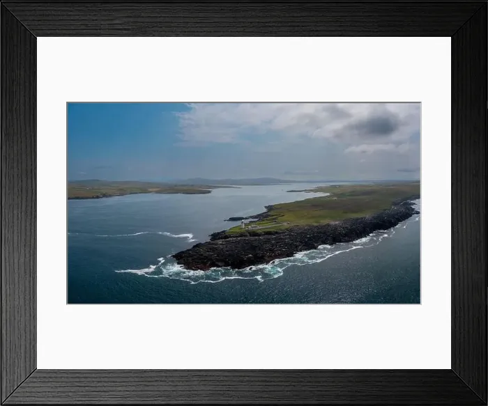 Framed Print : A drone panorama landscape of Boradhaven Bay and the hsitoric Broadhaven Lighthouse on Gubbacashel Point Framed Print : A drone panorama landscape of Boradhaven Bay and the hsitoric Broadhaven Lighthouse on Gubbacashel Point