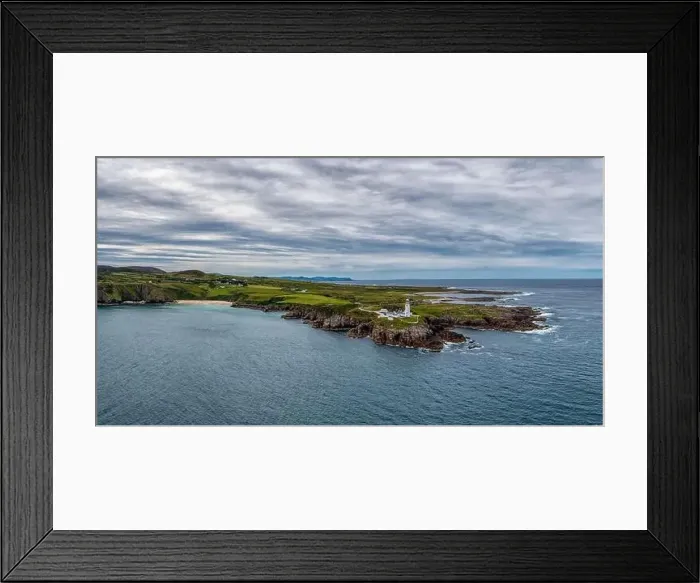 Framed Print : A panorama drone landscape view of Fanad Head Lighthouse and Peninsula on the northern coast of Ireland Framed Print : A panorama drone landscape view of Fanad Head Lighthouse and Peninsula on the northern coast of Ireland