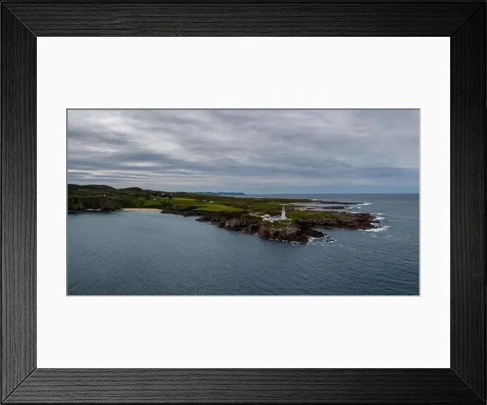 Framed Print : A panorama drone landscape view of Fanad Head Lighthouse and Peninsula on the northern coast of Ireland Framed Print : A panorama drone landscape view of Fanad Head Lighthouse and Peninsula on the northern coast of Ireland