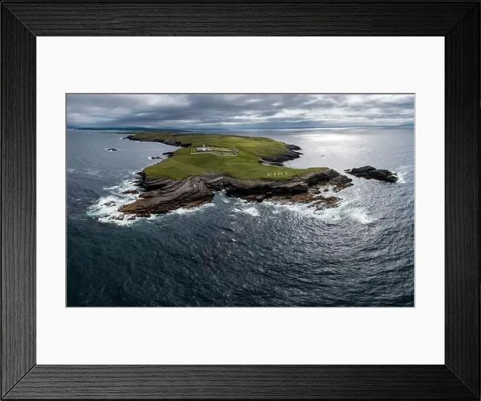 Framed Print : A drone panorama landscape of St. John's Point and the lighthouse in Donegal Bay in the northwest of Ireland Framed Print : A drone panorama landscape of St. John's Point and the lighthouse in Donegal Bay in the northwest of Ireland