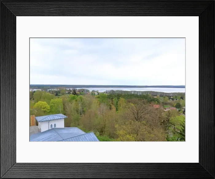 Framed Print : Arial Photo of the landscape in Germany in Joachimsthal, Brandenburg (from the Biorama-Projekt Tower) Framed Print : Arial Photo of the landscape in Germany in Joachimsthal, Brandenburg (from the Biorama-Projekt Tower)