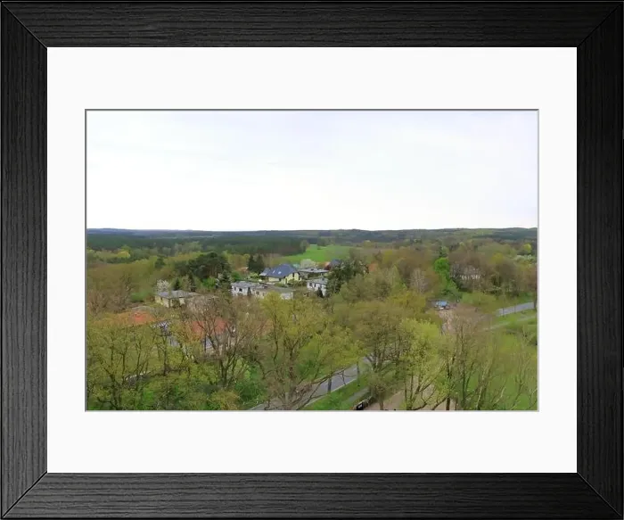 Framed Print : Arial Photo of the landscape in Germany in Joachimsthal, Brandenburg (from the Biorama-Projekt Tower) Framed Print : Arial Photo of the landscape in Germany in Joachimsthal, Brandenburg (from the Biorama-Projekt Tower)