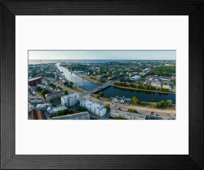 Framed Print : Aerial view of the Liepaja city in Latvia Framed Print : Aerial view of the Liepaja city in Latvia