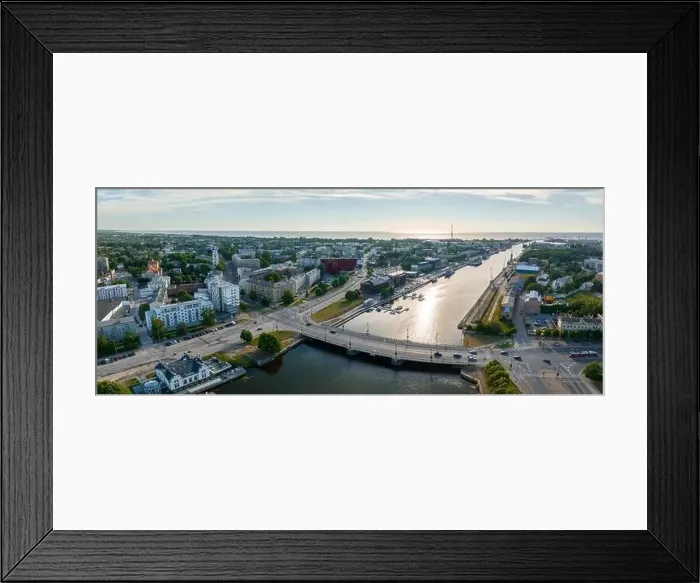 Framed Print : Aerial view of the Liepaja city in Latvia Framed Print : Aerial view of the Liepaja city in Latvia